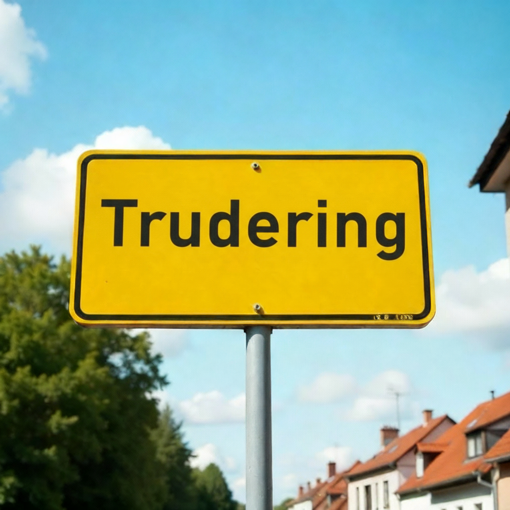 Ortsschild Trudering bei München – Kanzlei für Erbrecht Truderung